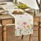 Flowers Butterfly Spring Table Runner, Seasonal Summer Kitchen Dining Table Decoration for Home Party Decor 13x72 Inch